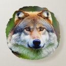 Recherche de tête de loup coussins Sauvage