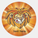 Recherche de tête de lion autocollants Chat