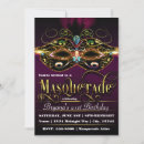 Recherche de purple masquerade invitations Mardi
