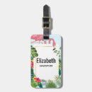 Recherche de flamants roses bagages étiquettes Flamant rose