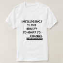 Recherche de intelligence tshirts Changement