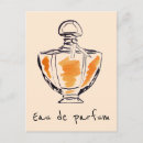 Recherche de bouteille parfum cartes postales Vintage