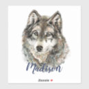 Zoek naar witte wolf stickers Dier