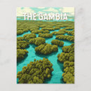 Recherche de gambie cartes postales Drapeau de la gambie