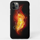 Recherche de oiseau de phoenix iphone coques Noir