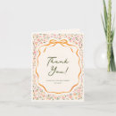 Recherche de oranges vœux cartes Floral