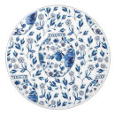 Recherche de porcelaine boutons et poignées de porte Bleu et blanc