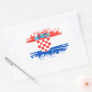 Recherche de fierté croate autocollants Drapeau
