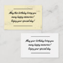 Recherche de messages cartes visite Toute personne
