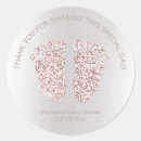Recherche de baby shower rose gris autocollants Faveur