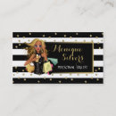 Recherche de styliste de client cartes visite Noir