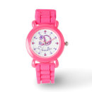 Zoek naar roze bloemen horloges Girl