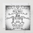 Recherche de gothique anniversaire invitations Tendance