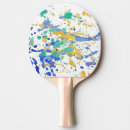 Recherche de peinture raquettes ping pong Jaune