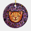 Zoek naar tabby cat ornamenten Oranje kat