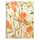 Recherche de motif floral vintage carnets Été