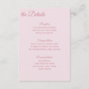 Recherche de nuances de rose Bride