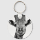 Recherche de tête de girafe porteclés Faune