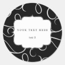 Recherche de spirale autocollants Noir