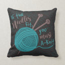 Zoek naar het breien kussens Humor