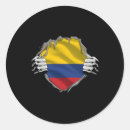 Recherche de drapeau colombien autocollants Racines colombiennes