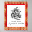 Recherche de mad hatter posters Vintage