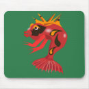 Recherche de dessin numérique tapis souris Poisson