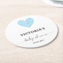 Zoek naar hart onderzetters Baby shower