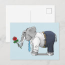 Recherche de éléphant bleu cartes postales Dessin animé