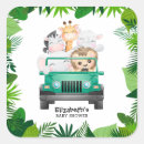 Recherche de girafe bébé autocollants Jungle