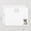 Zoek naar pug notitiekaarten Hondenliefhebber