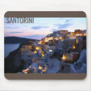 Recherche de la grèce tapis souris Santorini