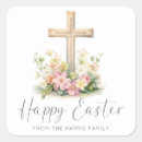 Recherche de pâques religieuse autocollants Croix de pâques