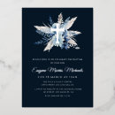 Recherche de de de bleu marine baptême invitations Feuille d'or