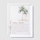 Zoek naar palmboom uitnodigingen Zomerbruiloft