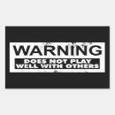 Zoek naar waarschuwings stickers Aandacht