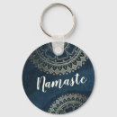 Recherche de mandala bleu porteclés Yoga