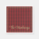 Recherche de flanelle serviettes Rouge et noir