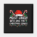 Recherche de chant de noël magnets Renne