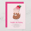 Recherche de ice cream invitations Rose