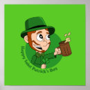Recherche de leprechaun posters Vert