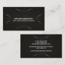Recherche de chauffeur de luxe cartes visite Élégant