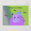 Recherche de hippopotame mignon cartes postales Jungle