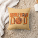 Recherche de de basket ball coussins Orange