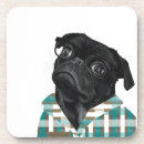 Recherche de carlin dessous de verres Animal