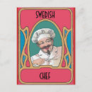 Recherche de chef cuisinier cartes postales Vintage