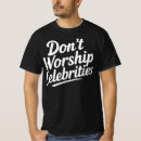 Recherche de célébrité tshirts Culte