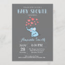 Recherche de elephant baby shower garçon invitations Coeurs