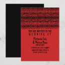 Recherche de dentelle noire invitations Rouge