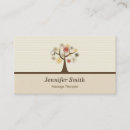 Recherche de thérapie naturelle cartes visite Massage